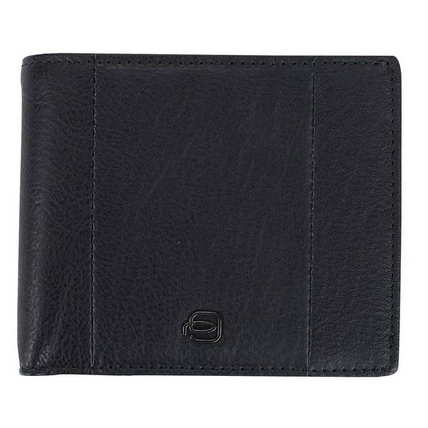Piquadro BRIEF/Black  Портмоне с отдел. для монет с RFID защитой (12x9,5x2)