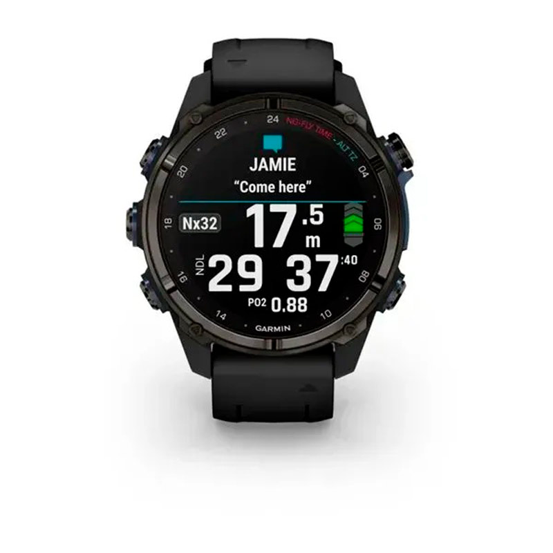 Garmin Descent Mk3i, 43mm, Crbn Gry DLC Ti/Blk, Dive Computer Garmin Descent Mk3i, 43mm, Crbn Gry DLC Ti/Blk, Dive Computer
