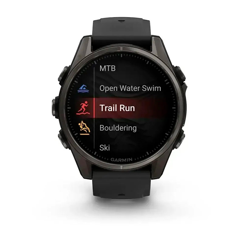 Garmin fenix 8 43mm,AMOLED,Saph,CrbnGry Ti/Blk,Blk/PebblGryBnd Garmin fenix 8 43mm,AMOLED,Saph,CrbnGry Ti/Blk,Blk/PebblGryBnd