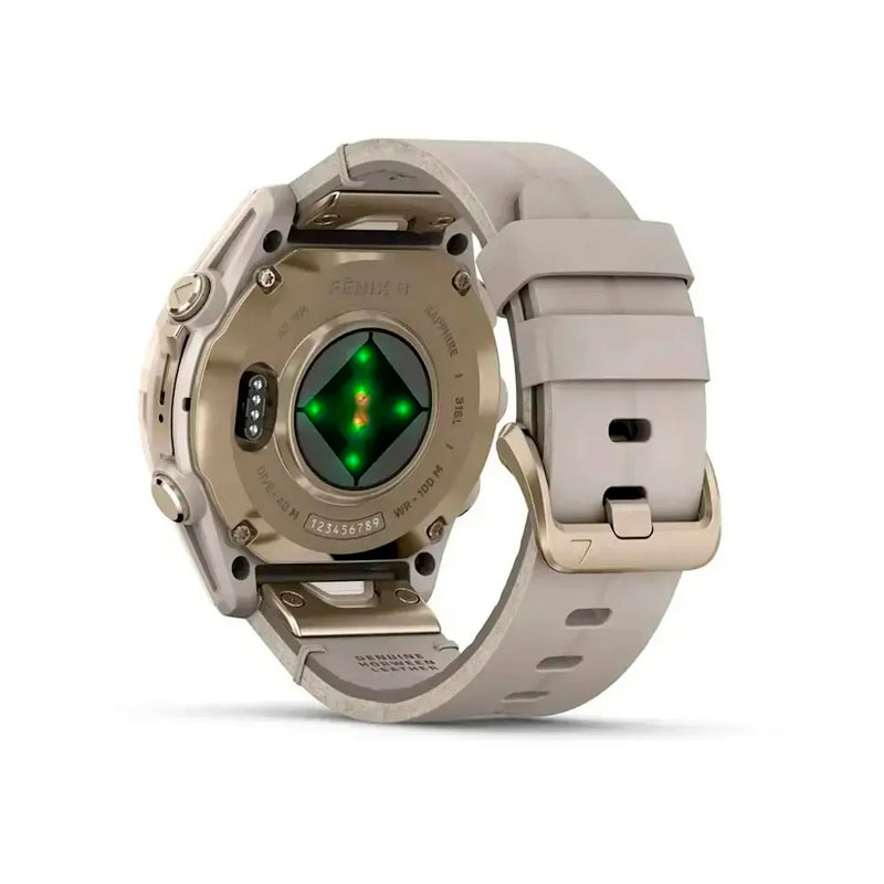 Garmin fenix 8 43mm,AMOLED,Saph,SftGldSS/FogGryLeatherBnd,Excl Garmin fenix 8 43mm,AMOLED,Saph,SftGldSS/FogGryLeatherBnd,Excl