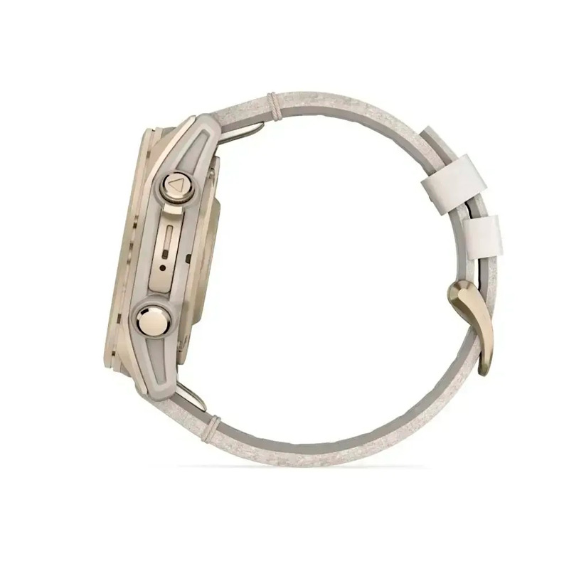 Garmin fenix 8 43mm,AMOLED,Saph,SftGldSS/FogGryLeatherBnd,Excl Garmin fenix 8 43mm,AMOLED,Saph,SftGldSS/FogGryLeatherBnd,Excl