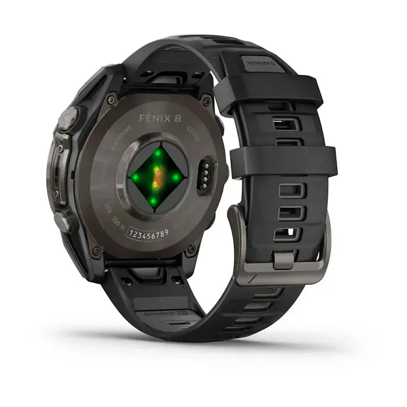 Garmin fenix 8 47mm,AMOLED,Saph,CrbnGryTi/Blk,Blk/PebbleGryBnd Garmin fenix 8 47mm,AMOLED,Saph,CrbnGryTi/Blk,Blk/PebbleGryBnd