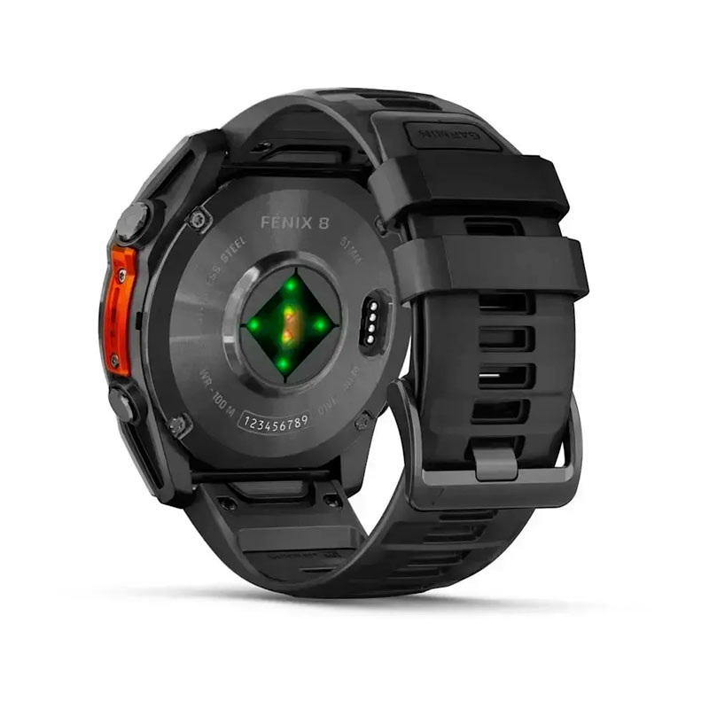 Garmin fenix 8 51mm,AMOLED,Glass/SS,SlateGray Steel/Black,BlkBnd Garmin fenix 8 51mm,AMOLED,Glass/SS,SlateGray Steel/Black,BlkBnd