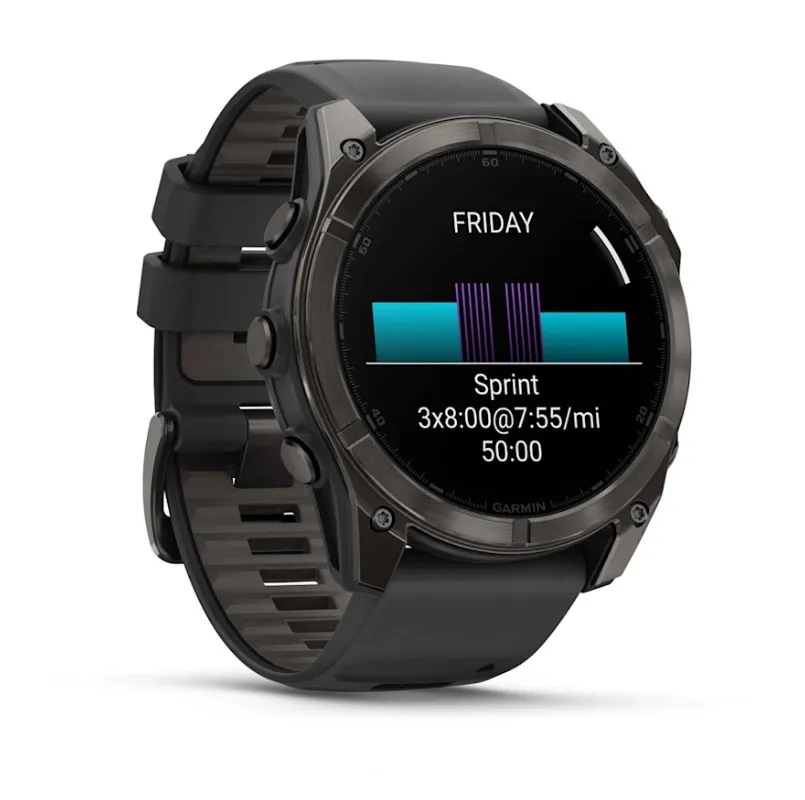 Garmin fenix 8 51mm,AMOLED,Saph,CrbnGryTi/Blk,Blk/PebbleGryBnd Garmin fenix 8 51mm,AMOLED,Saph,CrbnGryTi/Blk,Blk/PebbleGryBnd