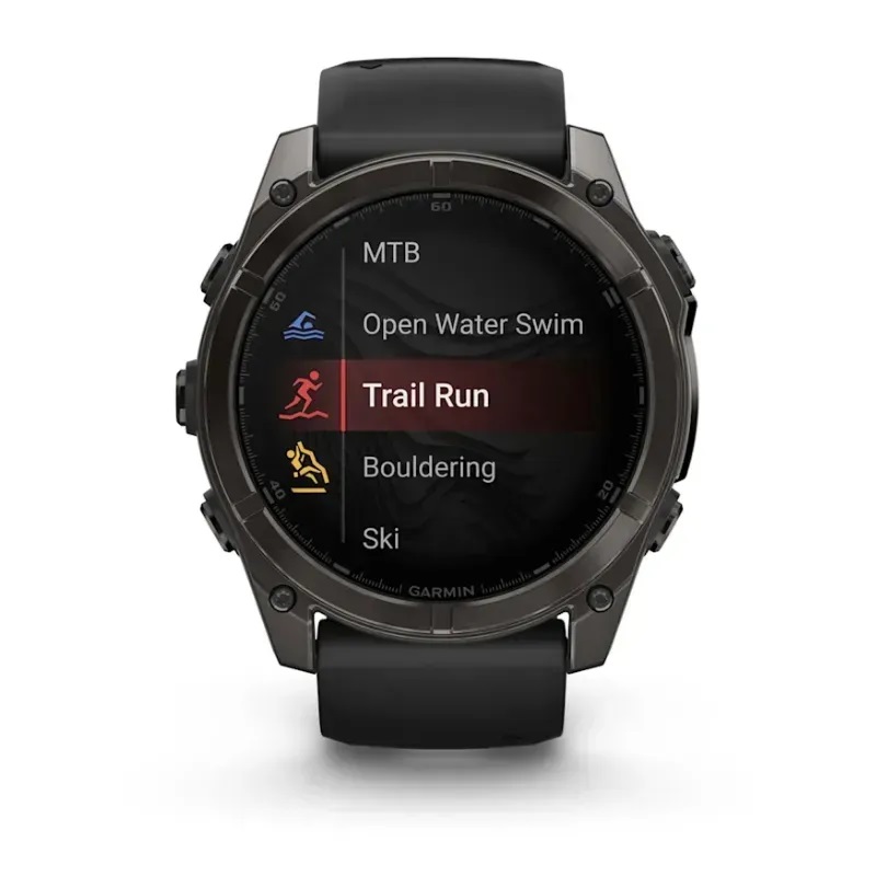 Garmin fenix 8 51mm,AMOLED,Saph,CrbnGryTi/Blk,Blk/PebbleGryBnd Garmin fenix 8 51mm,AMOLED,Saph,CrbnGryTi/Blk,Blk/PebbleGryBnd