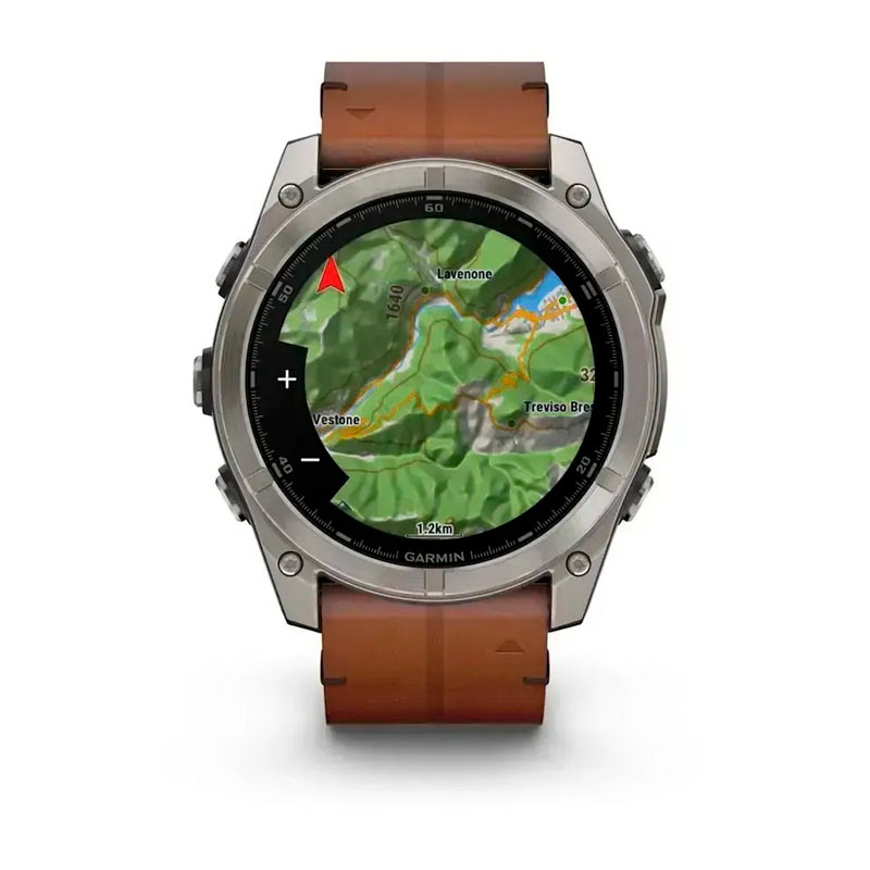 Garmin fenix 8 51mm,AMOLED,Sapphire, Bare Ti, Blk/Chsnt Lthr Garmin fenix 8 51mm,AMOLED,Sapphire, Bare Ti, Blk/Chsnt Lthr