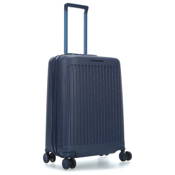 Piquadro SEEKER/Blue Чемодан на 4 колесах S с трекером CONNEQU (39,5л) (40x55x20)