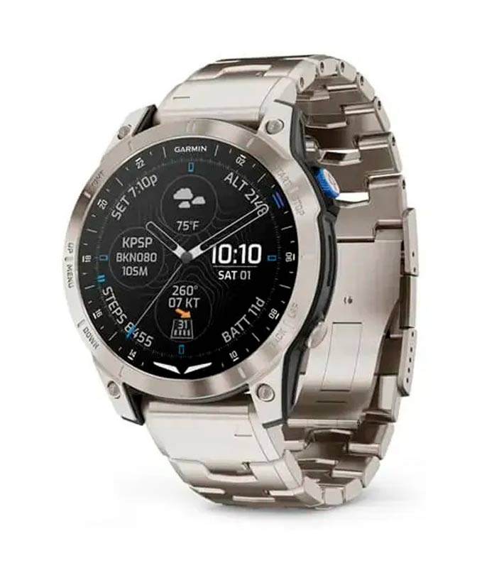 Garmin Смарт-часы Garmin D2 Mach 1 с титановым браслетом