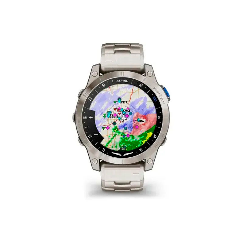 Garmin Смарт-часы Garmin D2 Mach 1 с титановым браслетом Garmin Смарт-часы Garmin D2 Mach 1 с титановым браслетом