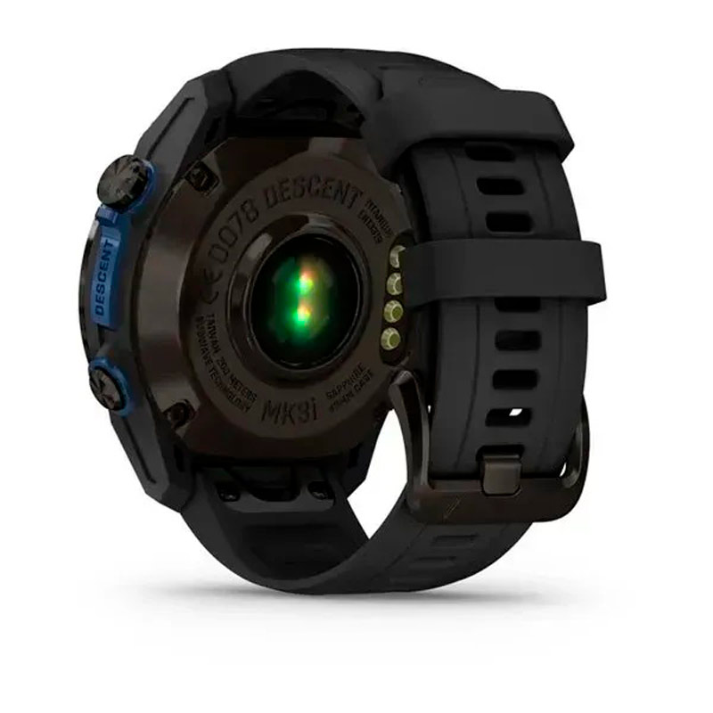 Garmin Смарт-годинник Garmin Descent Mk3i - 43 мм, титан Carbon Grey DLC з чорним силіконовим ремінцем + трансивер Descent T2 Garmin Смарт-годинник Garmin Descent Mk3i - 43 мм, титан Carbon Grey DLC з чорним силіконовим ремінцем + трансивер Descent T2