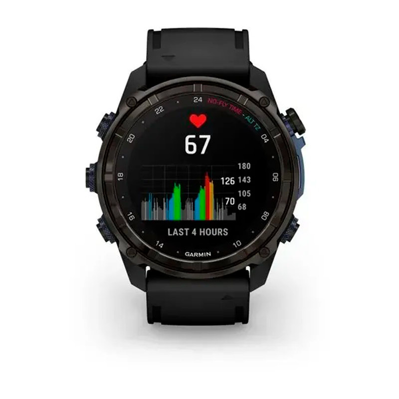 Garmin Смарт-годинник Garmin Descent Mk3i - 51 мм, титан Carbon Grey DLC з чорним силіконовим ремінцем + трансивер Descent T2 Garmin Смарт-годинник Garmin Descent Mk3i - 51 мм, титан Carbon Grey DLC з чорним силіконовим ремінцем + трансивер Descent T2