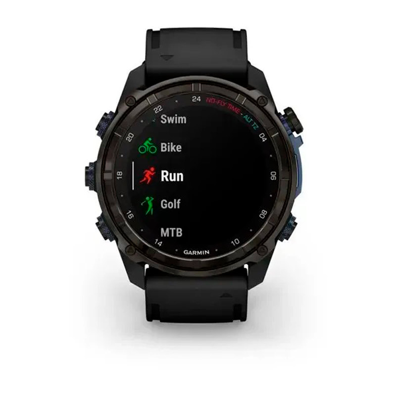 Garmin Смарт-годинник Garmin Descent Mk3i - 51 мм, титан Carbon Grey DLC з чорним силіконовим ремінцем + трансивер Descent T2 Garmin Смарт-годинник Garmin Descent Mk3i - 51 мм, титан Carbon Grey DLC з чорним силіконовим ремінцем + трансивер Descent T2